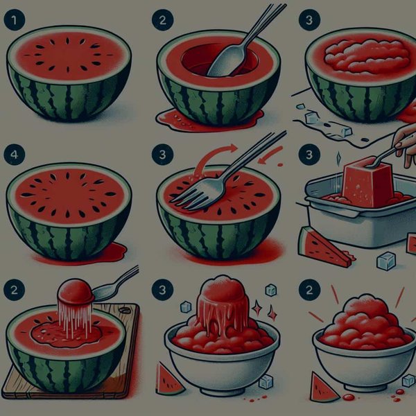 What Techniques Can You Use to Make a Refreshing Watermelon Granita?