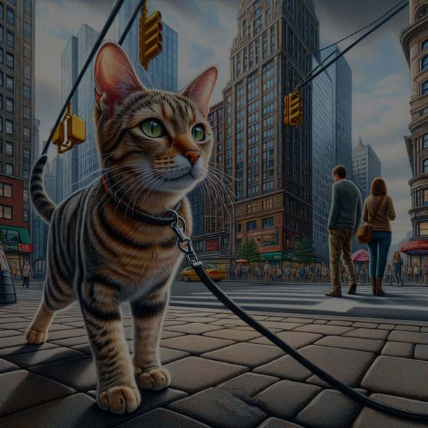 Can You Train a Cat to Walk on a Leash in Urban Environments?